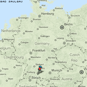 Bad Saulgau Karte Deutschland