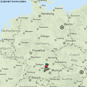 Ziemetshausen Karte Deutschland