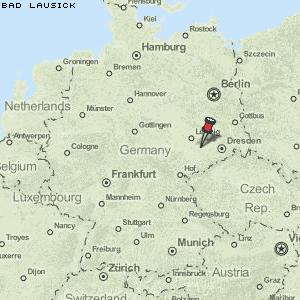 Bad Lausick Karte Deutschland