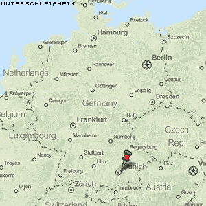 Unterschleißheim Karte Deutschland