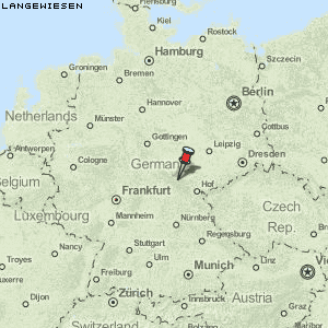 Langewiesen Karte Deutschland