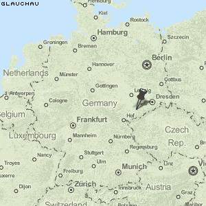 Glauchau Karte Deutschland