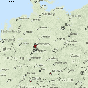 Wöllstadt Karte Deutschland