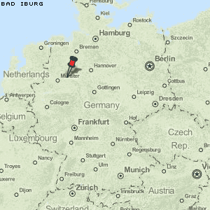 Bad Iburg Karte Deutschland