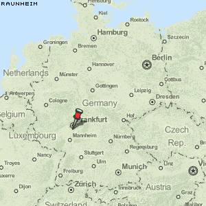 Raunheim Karte Deutschland