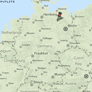 Putlitz Karte Deutschland