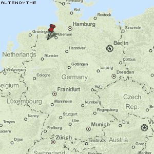 Altenoythe Karte Deutschland