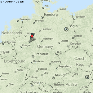 Bruchhausen Karte Deutschland