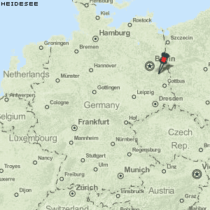 Heidesee Karte Deutschland