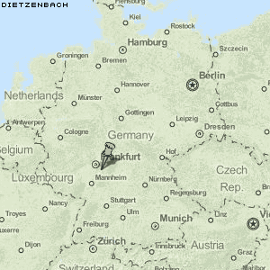 Dietzenbach Karte Deutschland