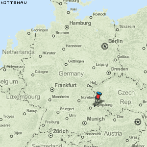 Nittenau Karte Deutschland