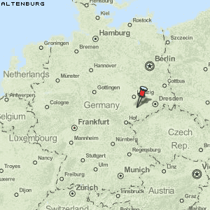 Altenburg Karte Deutschland