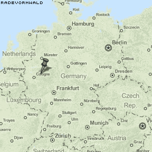 Radevormwald Karte Deutschland