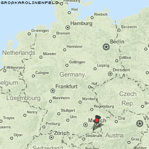 Großkarolinenfeld Karte Deutschland