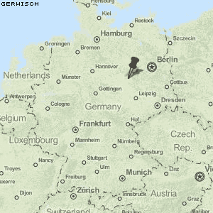 Gerwisch Karte Deutschland