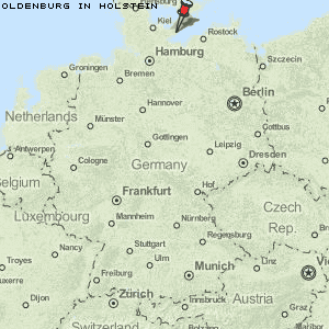 Oldenburg in Holstein Karte Deutschland