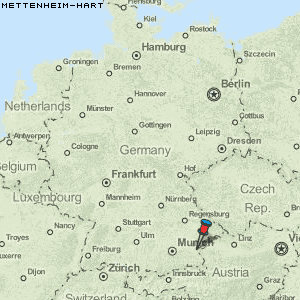 Mettenheim-Hart Karte Deutschland