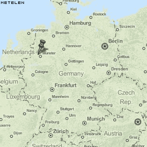Metelen Karte Deutschland