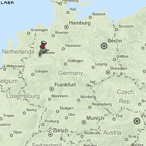 Laer Karte Deutschland