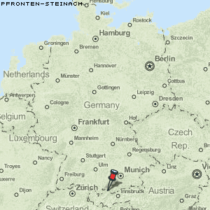 Pfronten-Steinach Karte Deutschland