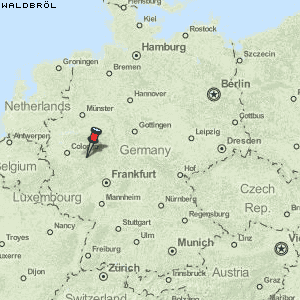 Waldbröl Karte Deutschland