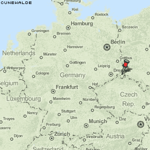 Cunewalde Karte Deutschland