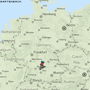 Bartenbach Karte Deutschland