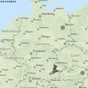 Aschheim Karte Deutschland
