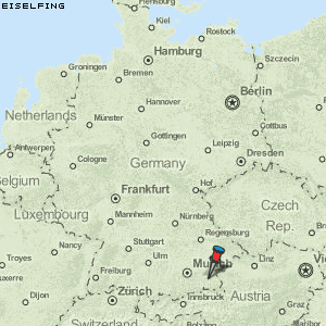 Eiselfing Karte Deutschland