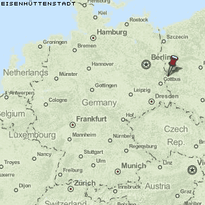 Eisenhüttenstadt Karte Deutschland