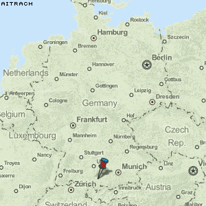 Aitrach Karte Deutschland