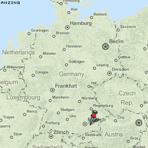 Anzing Karte Deutschland