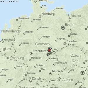 Hallstadt Karte Deutschland