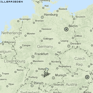 Illerrieden Karte Deutschland