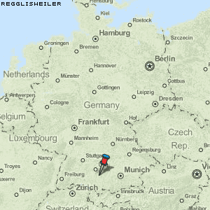 Regglisweiler Karte Deutschland