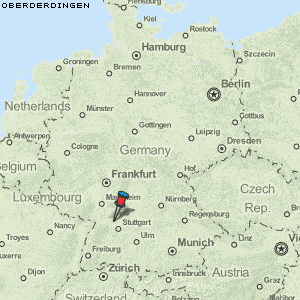 Oberderdingen Karte Deutschland