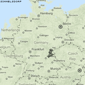 Simmelsdorf Karte Deutschland