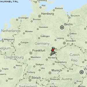 Hummeltal Karte Deutschland