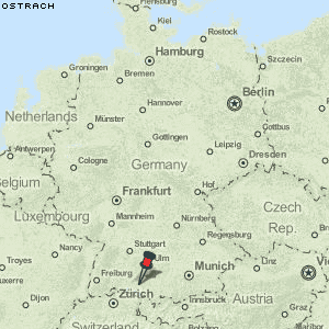 Ostrach Karte Deutschland