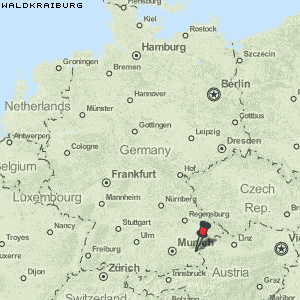 Waldkraiburg Karte Deutschland