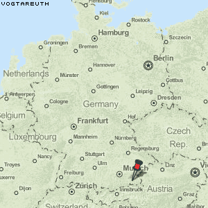Vogtareuth Karte Deutschland