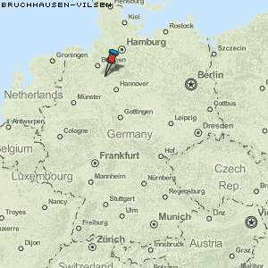 Bruchhausen-Vilsen Karte Deutschland