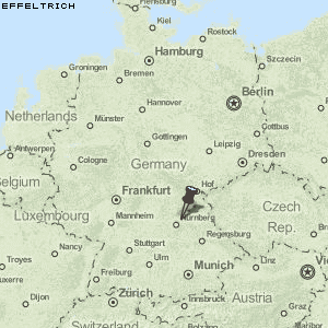 Effeltrich Karte Deutschland