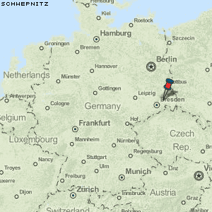 Schwepnitz Karte Deutschland