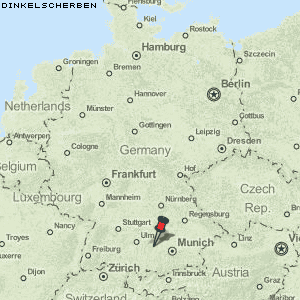 Dinkelscherben Karte Deutschland