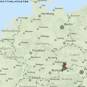Rotthalmünster Karte Deutschland