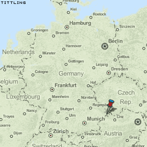Tittling Karte Deutschland