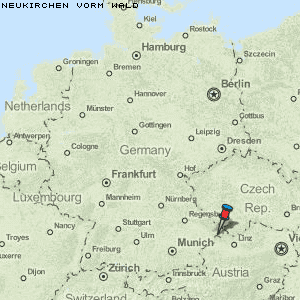 Neukirchen vorm Wald Karte Deutschland