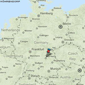 Möhrendorf Karte Deutschland