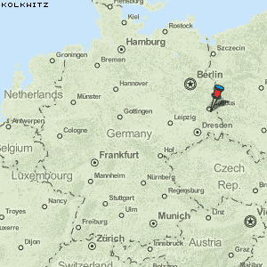 Kolkwitz Karte Deutschland